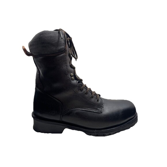RedHead Waterproof Boots AMK-1224 Size 12M Lace-Up Leather  Black EUC ***READ*** main image 9